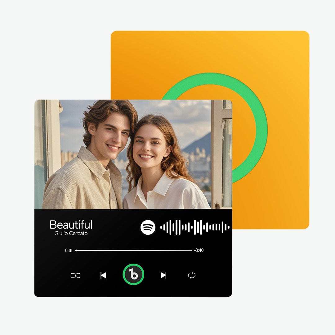 Custom Music Fridge Magnet Album Fridge Magnet With Song Music Wall Photo Sticker Music Movement That Can Be Played Valentines Day Gifts