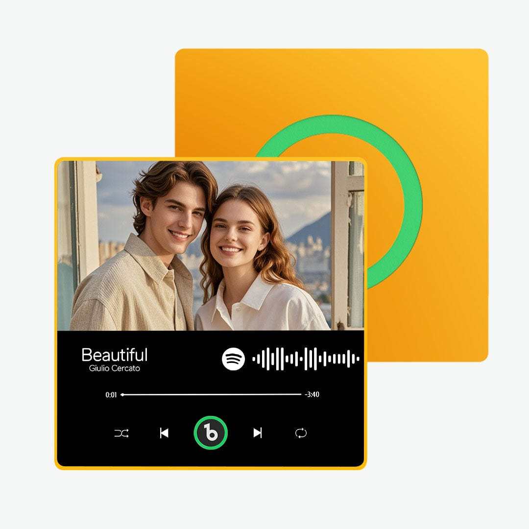 Custom Music Fridge Magnet Album Fridge Magnet With Song Music Wall Photo Sticker Music Movement That Can Be Played Valentines Day Gifts