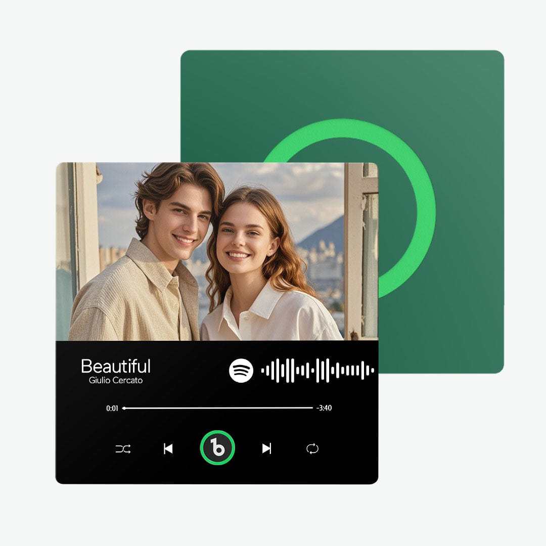 Custom Music Fridge Magnet Album Fridge Magnet With Song Music Wall Photo Sticker Music Movement That Can Be Played Valentines Day Gifts