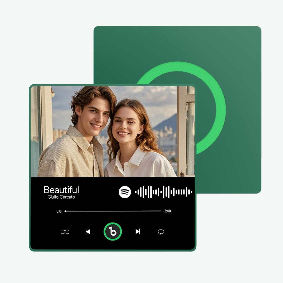 Custom Music Fridge Magnet Album Fridge Magnet With Song Music Wall Photo Sticker Music Movement That Can Be Played Valentines Day Gifts