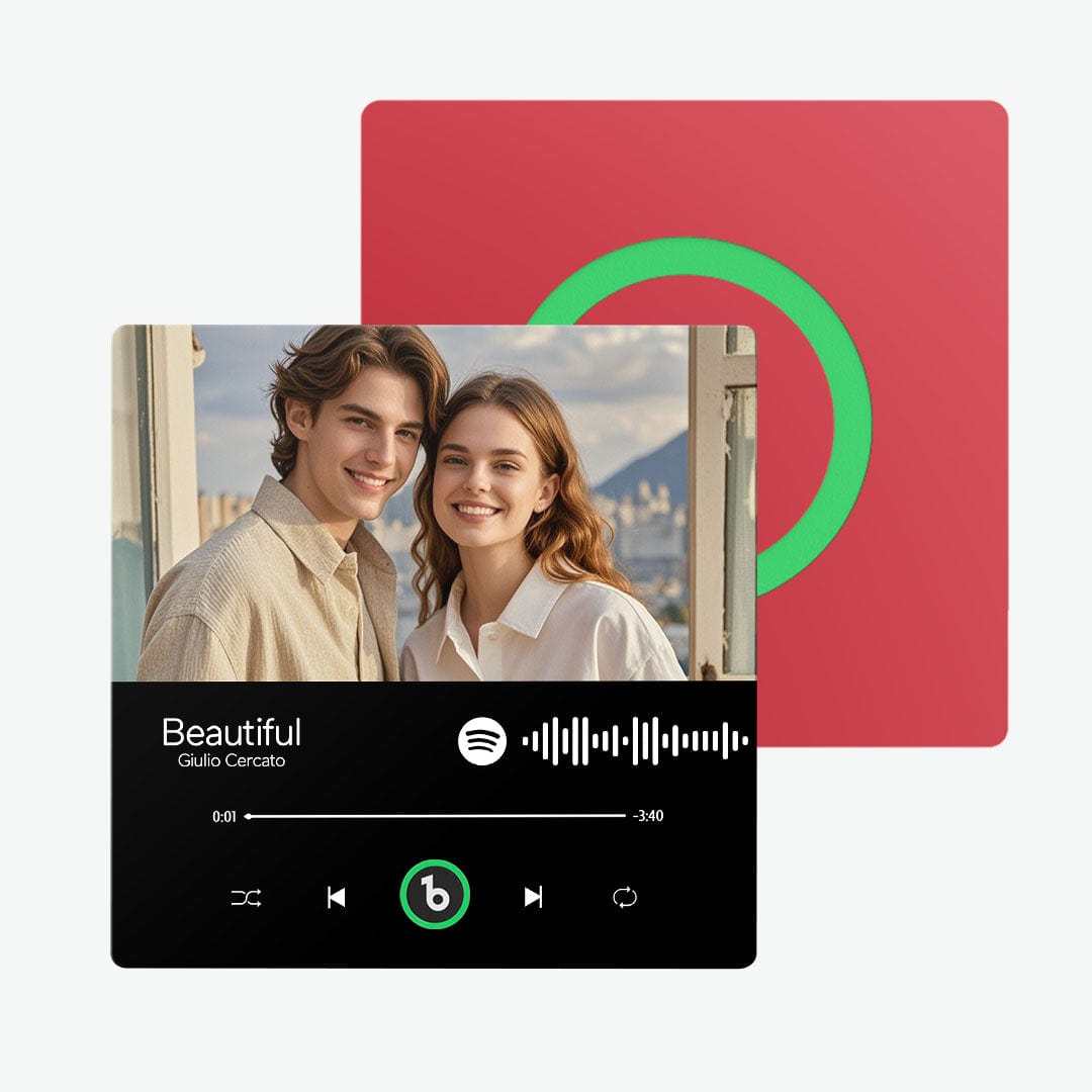 Custom Music Fridge Magnet Album Fridge Magnet With Song Music Wall Photo Sticker Music Movement That Can Be Played Valentines Day Gifts