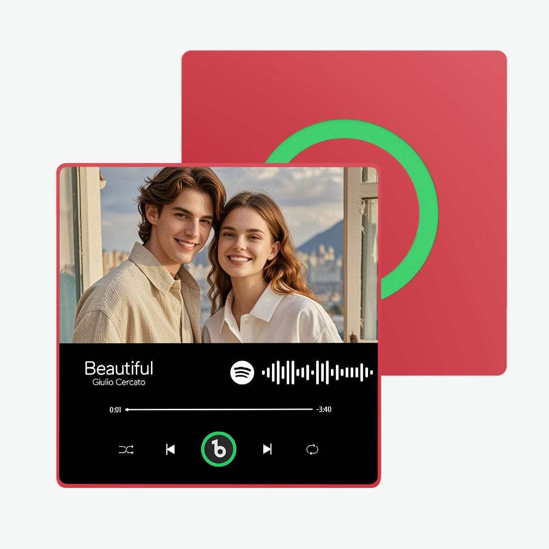 Custom Music Fridge Magnet Album Fridge Magnet With Song Music Wall Photo Sticker Music Movement That Can Be Played Valentines Day Gifts