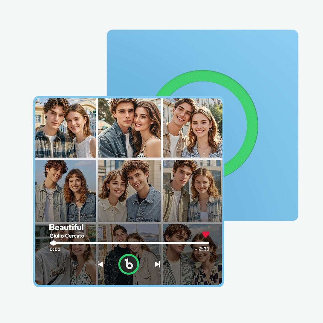 Custom Music Fridge Magnet And Photo Customized Music Wall Photo Sticker Music Movement That Can Be Played Valentines Day Gift For Couple