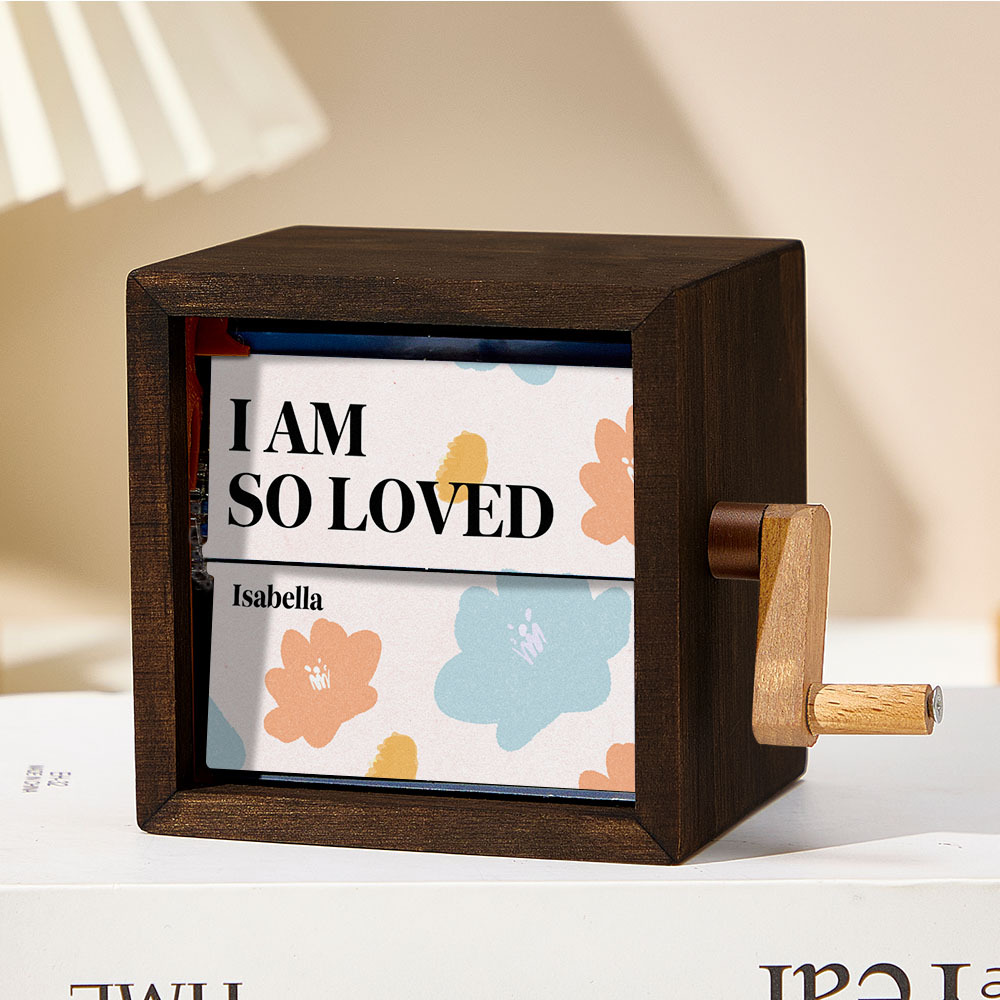 Custom Hand-Cranked Kids' Flipbook Frame Mechanical Hand-cranked Photo Album with Covers Gift for Children