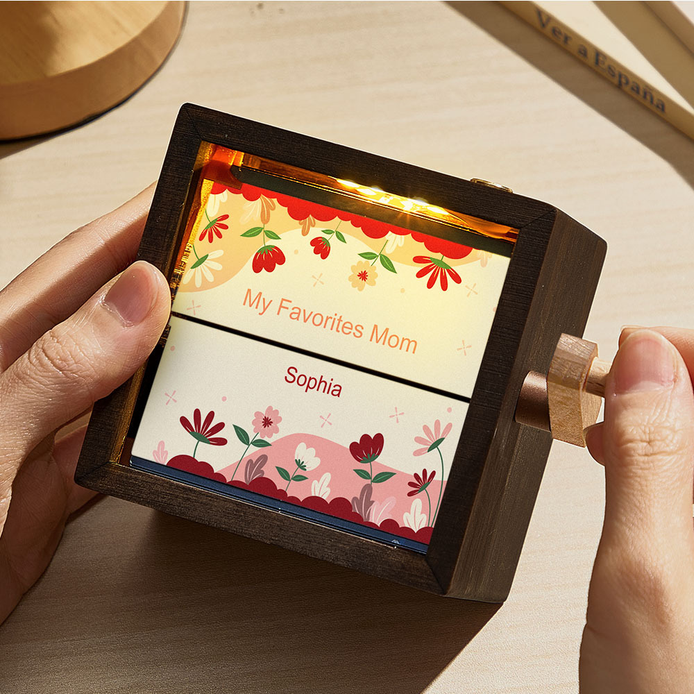 Custom Hand-Cranked Mother's Flipbook Frame