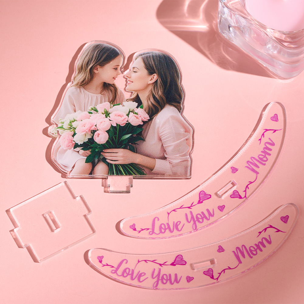 Custom Photo And Text Ornament NFC Music Ornament For Mother's Day Unique Gift