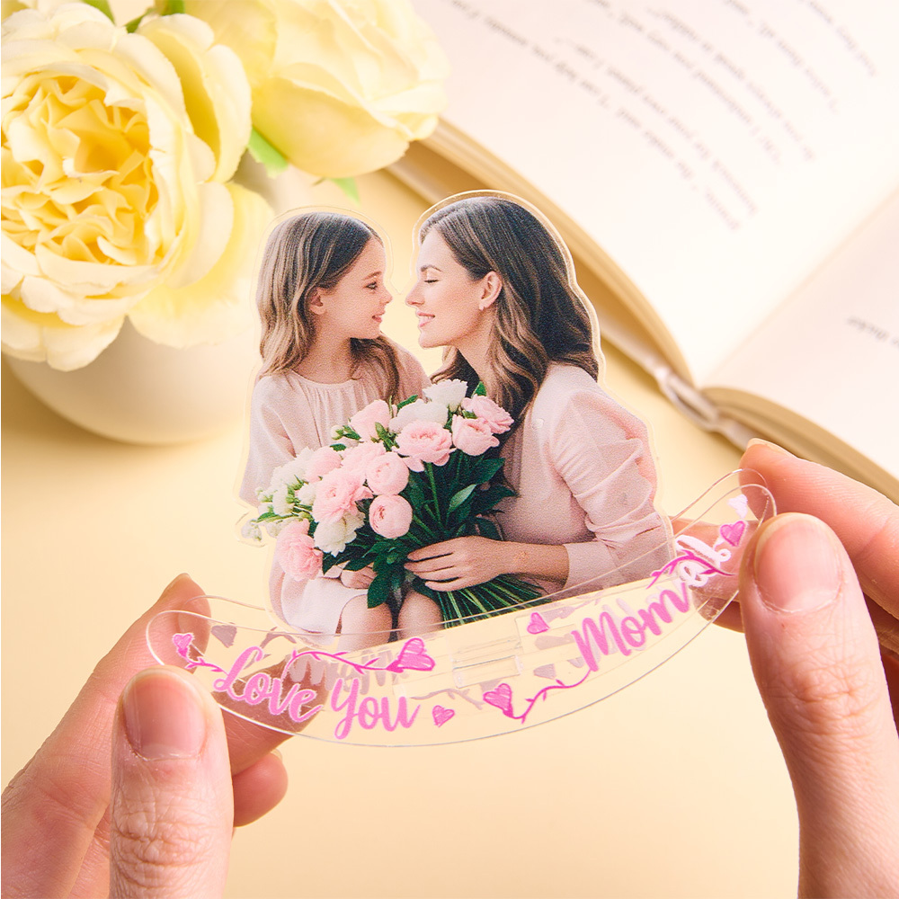 Custom Photo And Text Ornament NFC Music Ornament For Mother's Day Unique Gift