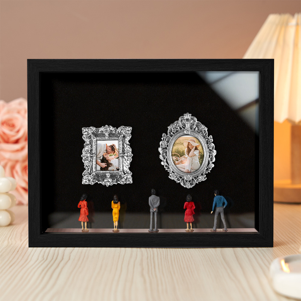Museum of Us Mini Museum Shadow Box | Baroque Vintage Photo Decor