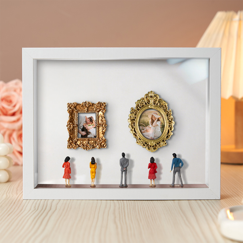 Museum of Us Mini Museum Shadow Box | Baroque Vintage Photo Decor