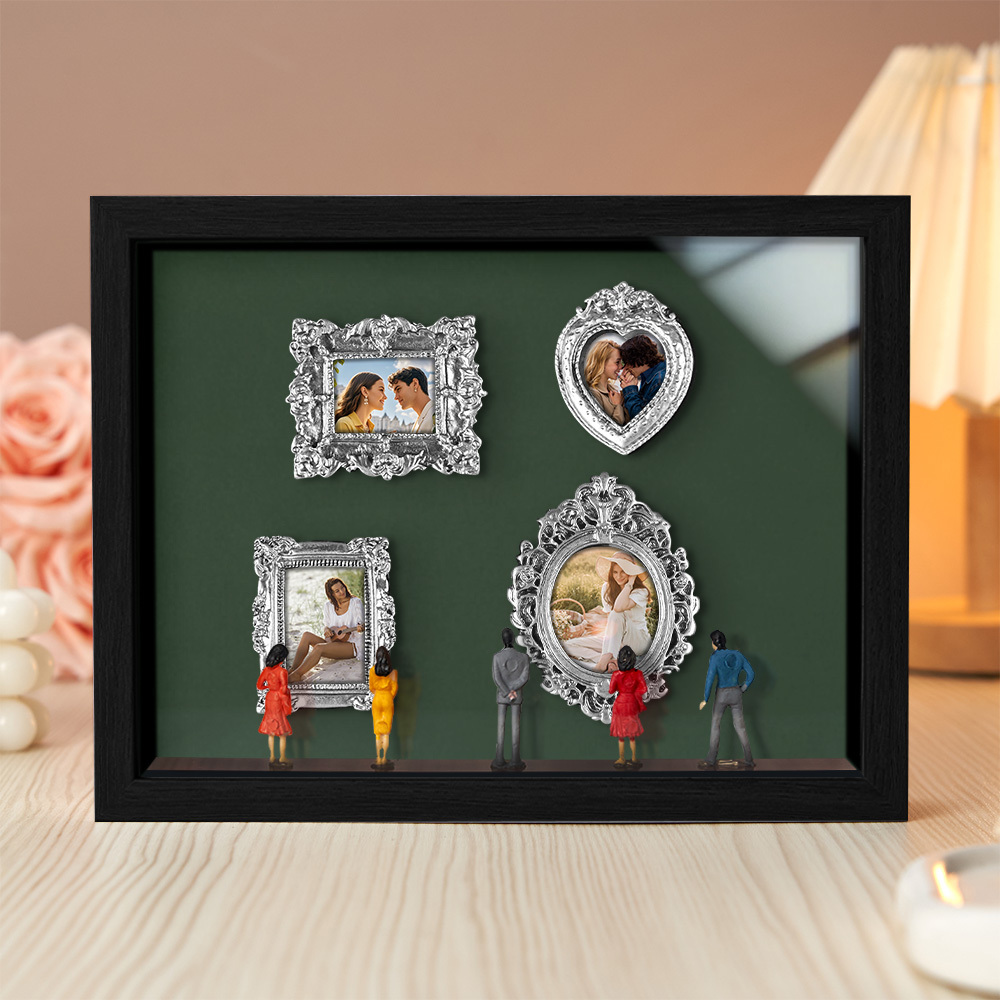 Museum of Us Mini Museum Shadow Box | Baroque Vintage Photo Decor