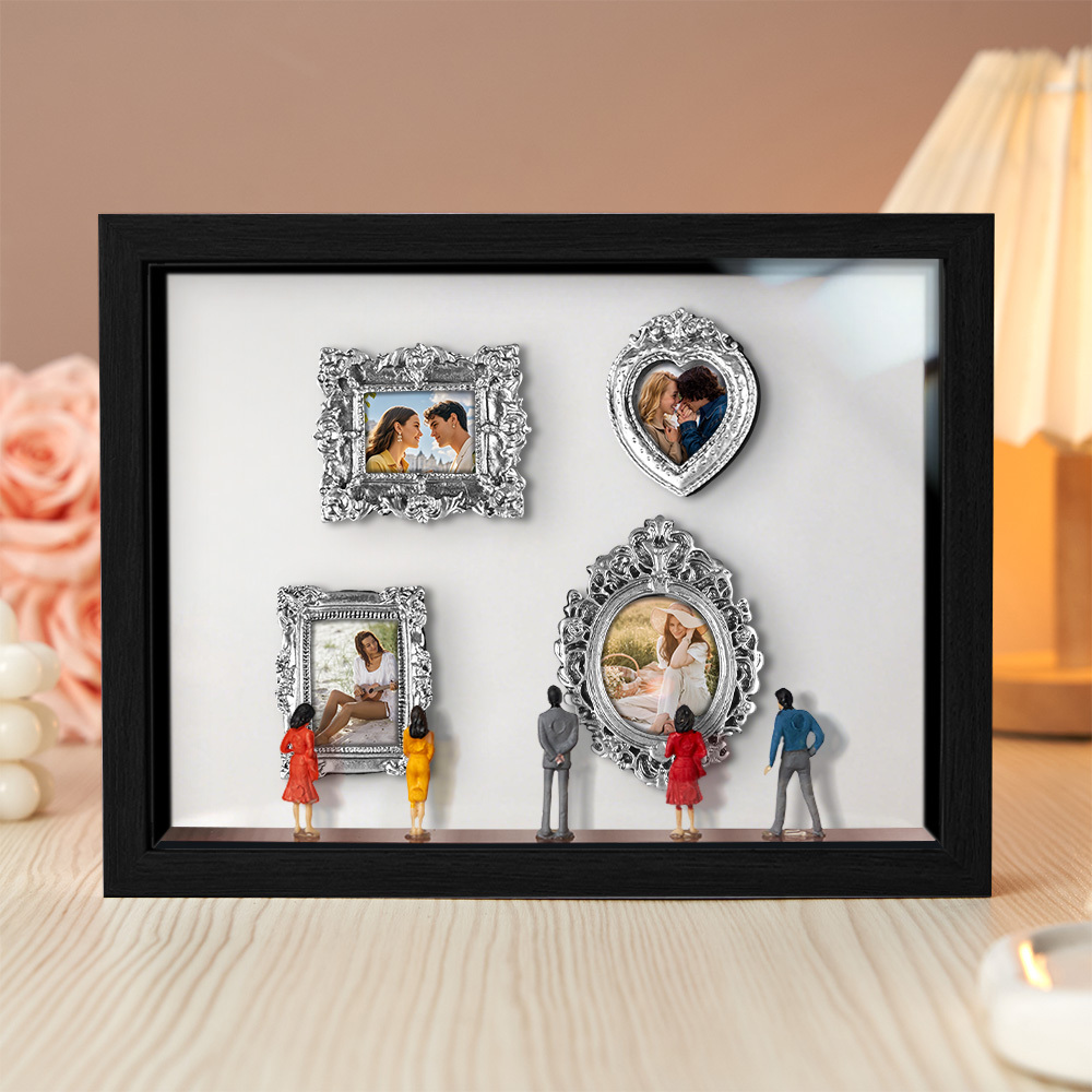 Museum of Us Mini Museum Shadow Box | Baroque Vintage Photo Decor