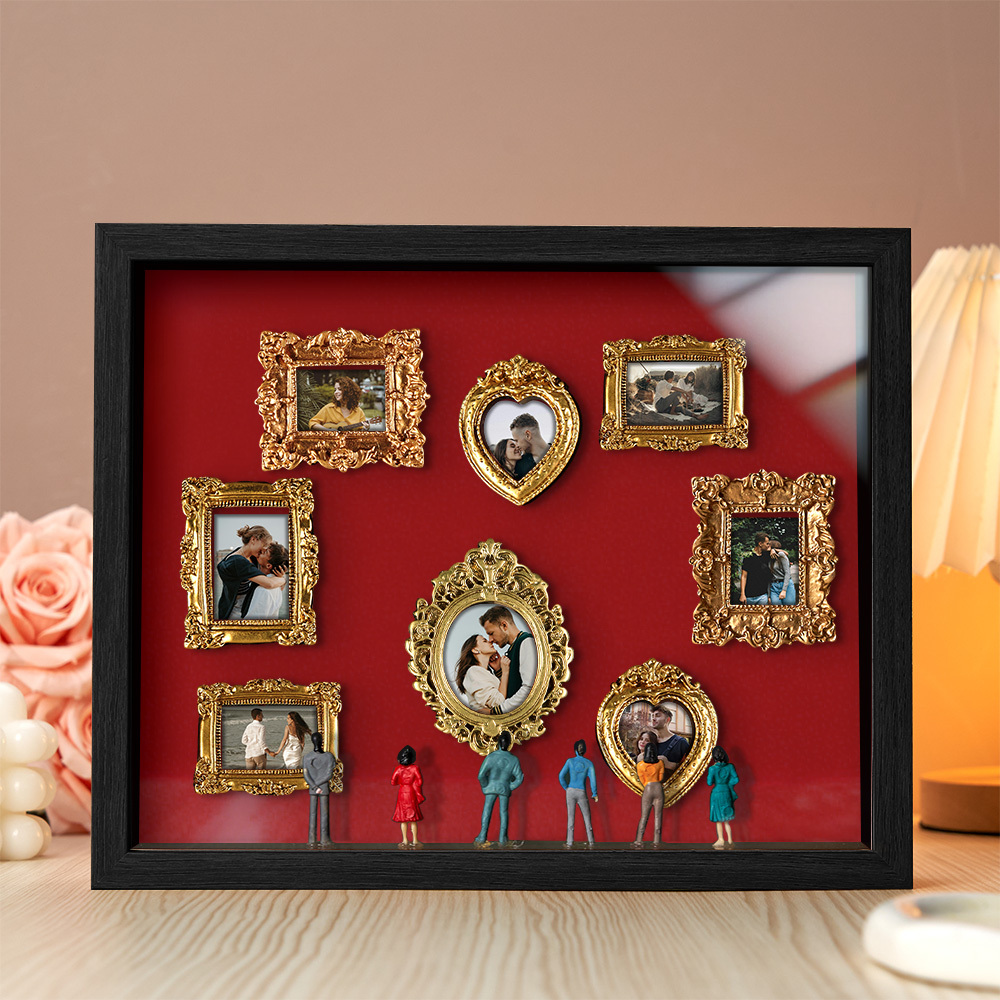 Museum of Us Mini Museum Shadow Box | Baroque Vintage Photo Decor