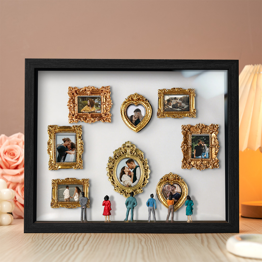 Museum of Us Mini Museum Shadow Box | Baroque Vintage Photo Decor