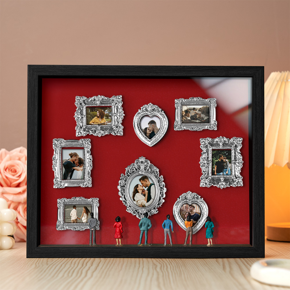 Museum of Us Mini Museum Shadow Box | Baroque Vintage Photo Decor