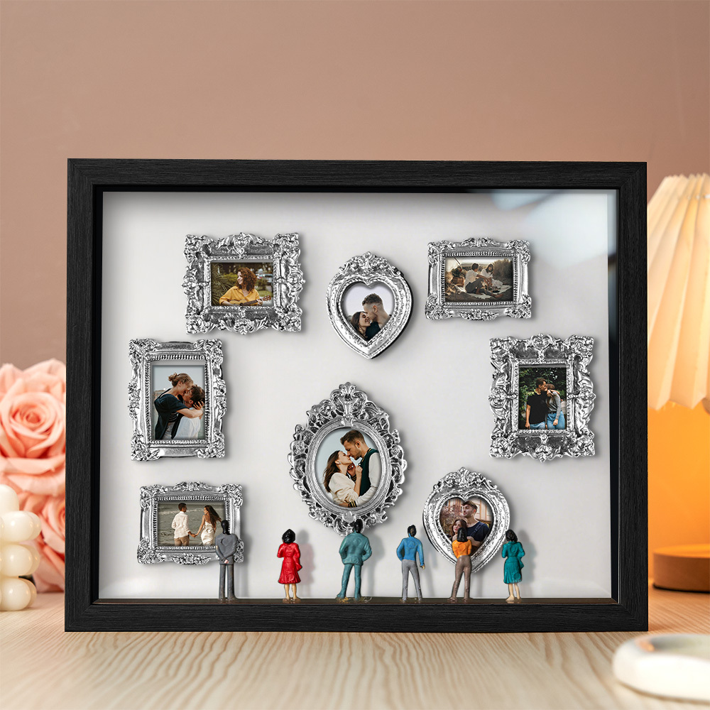 Museum of Us Mini Museum Shadow Box | Baroque Vintage Photo Decor