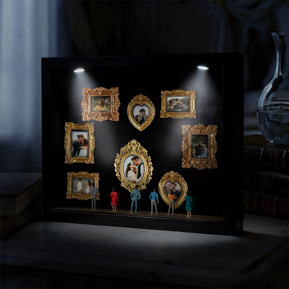 Museum of Us Mini Museum Shadow Box | Baroque Vintage Photo Decor