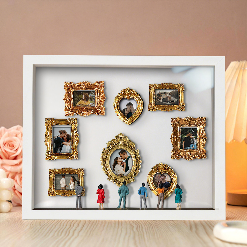 Museum of Us Mini Museum Shadow Box | Baroque Vintage Photo Decor