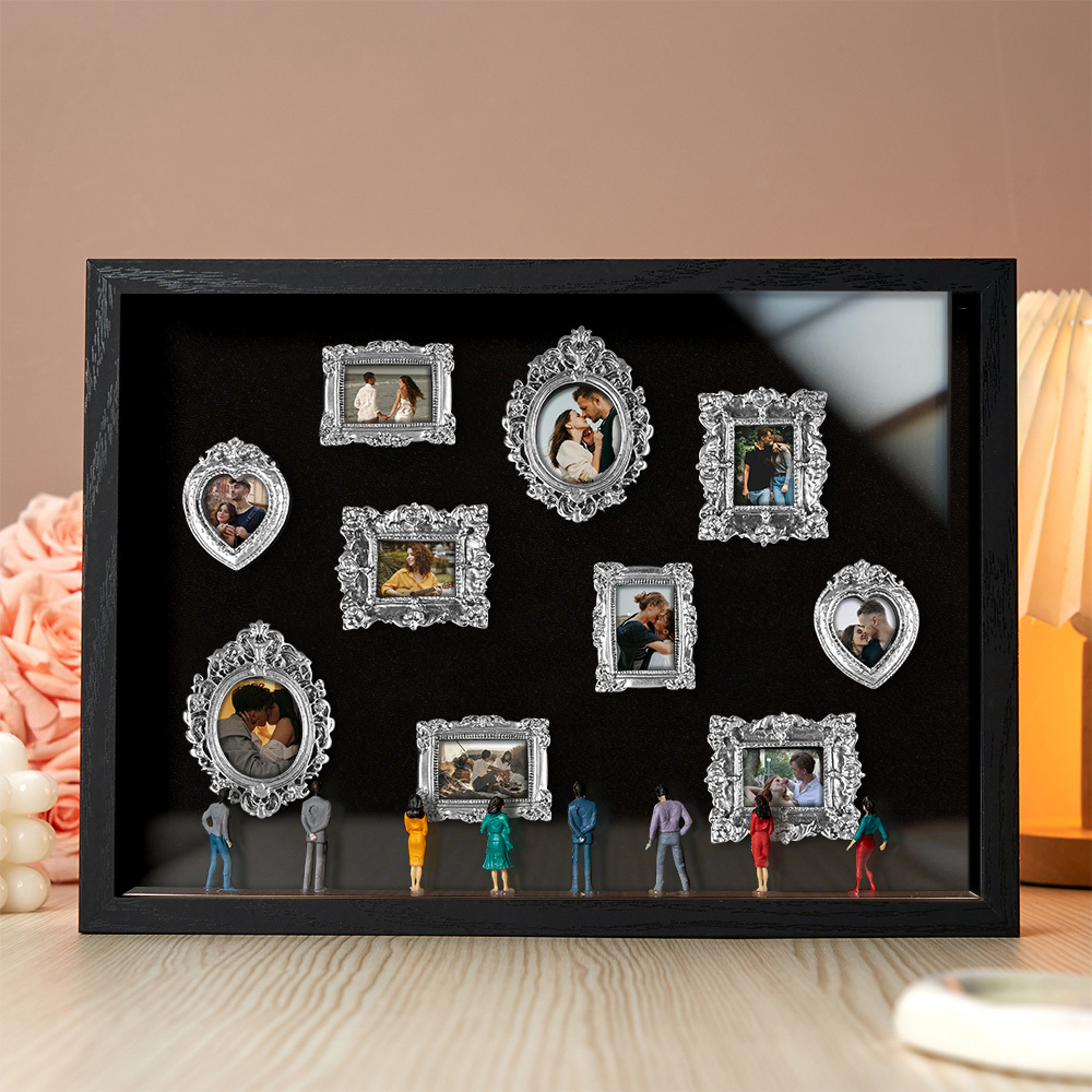 Museum of Us Mini Museum Shadow Box | Baroque Vintage Photo Decor