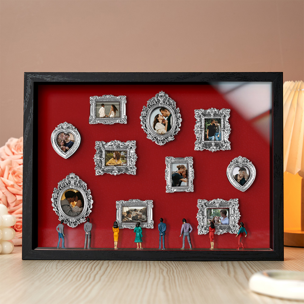 Museum of Us Mini Museum Shadow Box | Baroque Vintage Photo Decor