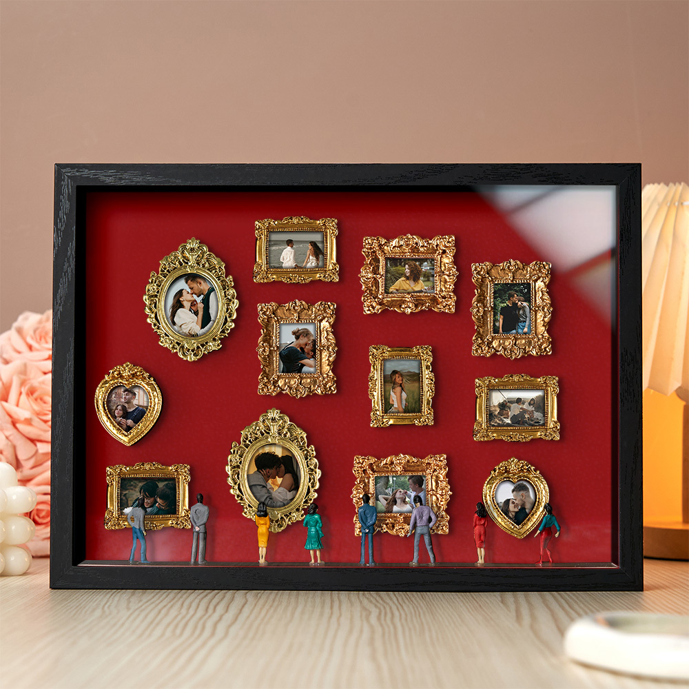 Museum of Us Mini Museum Shadow Box | Baroque Vintage Photo Decor