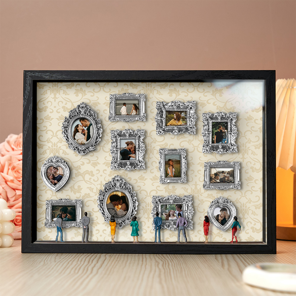 Museum of Us Mini Museum Shadow Box | Baroque Vintage Photo Decor