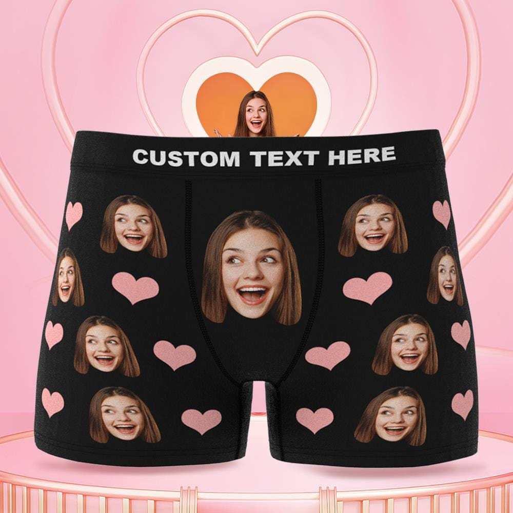 Custom Face Boxer Briefs 3D Online Preview Gifts for Boyfriend