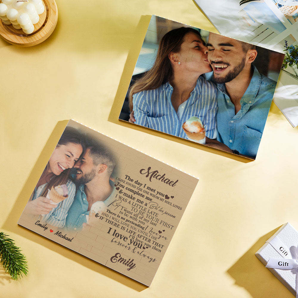 Personalized Photo Building Block Brick You Complete Me - CustWit