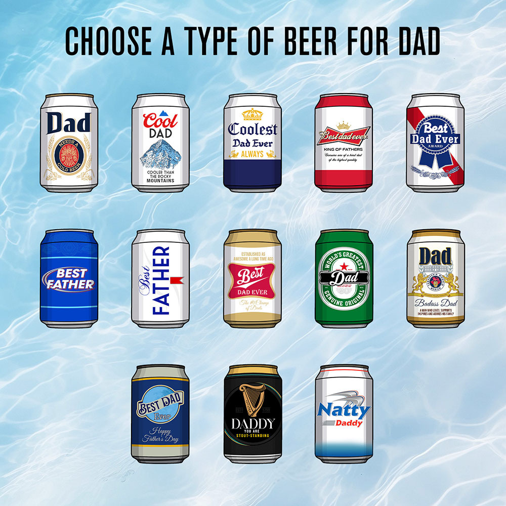 Personalized Dad Needs A Cold Beer T-shirt Gift For Best Dad Father's Day Gift