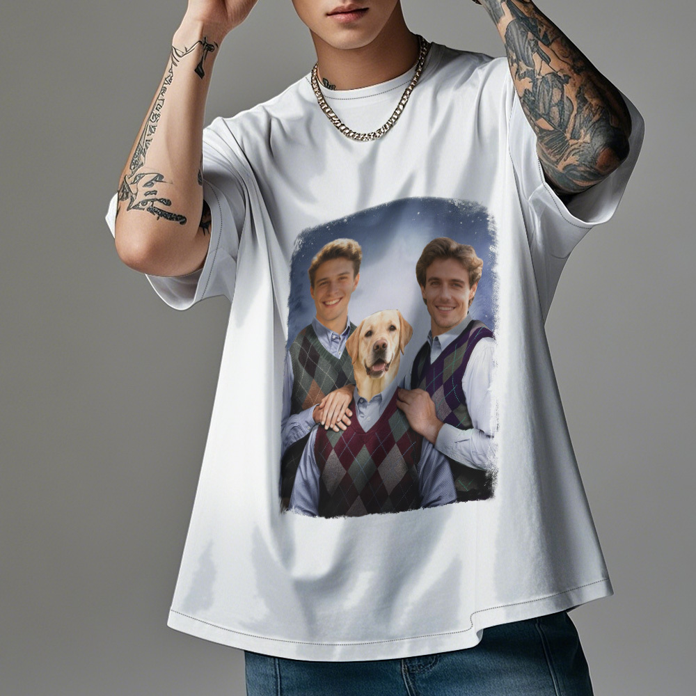 Custom Photo Step Brother Shirt Vintage Graphic 90s Tshirt