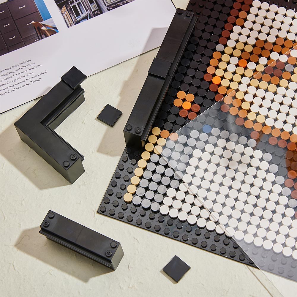 Mosaic Pixel Frames Custom Photo Art Home Decor Best Christmas Gifts - CustWit