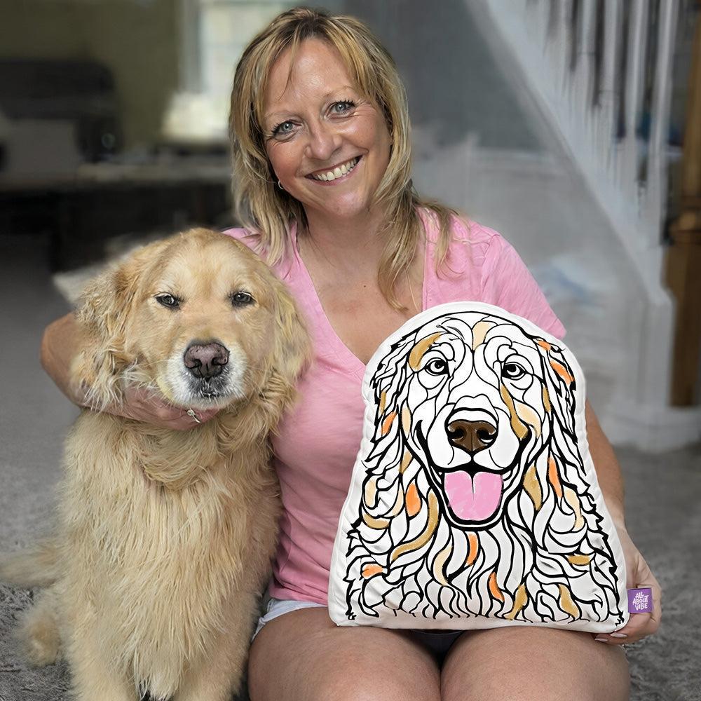 Custom Photo Coloring Pillow Color Your Unique Memories Gift For Kids/Family