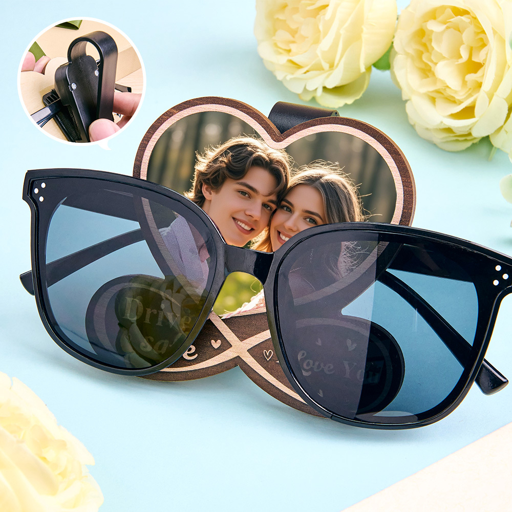 Custom Photo All Of Me Loves All Of You Couple Personalized Custom Car Visor Clip Gift For Husband Wife Anniversary - CustWit