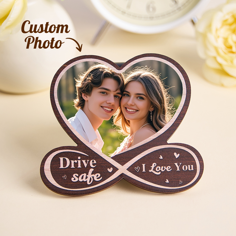 Custom Photo All Of Me Loves All Of You Couple Personalized Custom Car Visor Clip Gift For Husband Wife Anniversary - CustWit