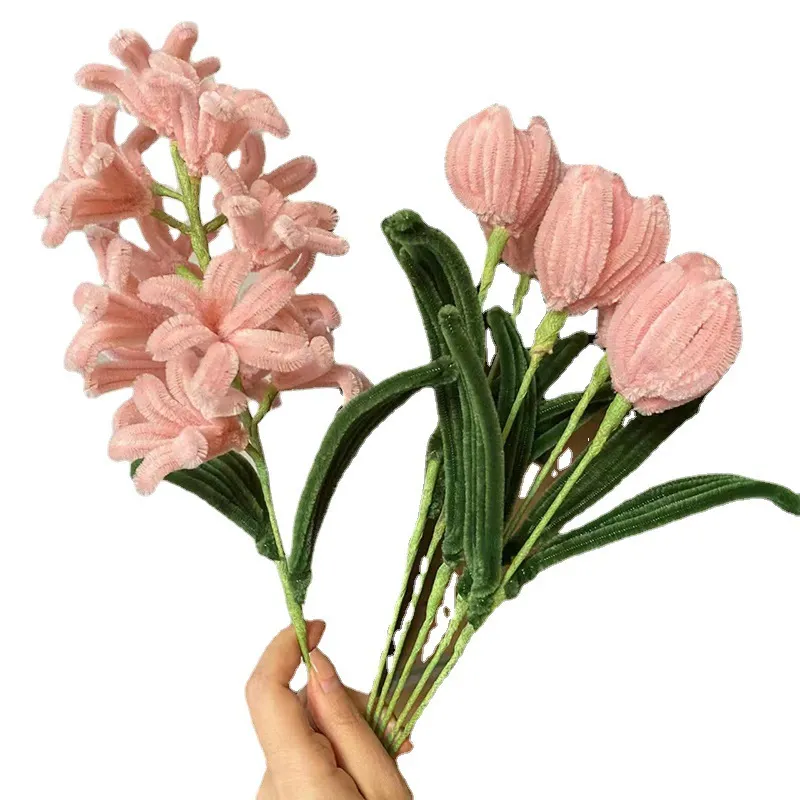 DIY Twisted Stick Flower Bouquet Kit – Complete Handmade Craft Material Pack for Long-Lasting Decorative Flowers