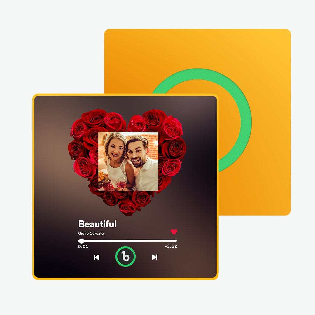 Personalized Photo Album Fridge Magnet Music Wall Photo Sticker Music