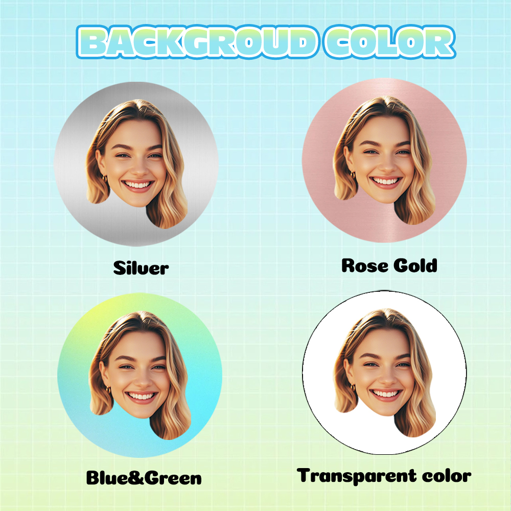 Custom Rotating Face Ring Personalized Photo Ring with 360° Spinning Design Unique Gift for Loved Ones