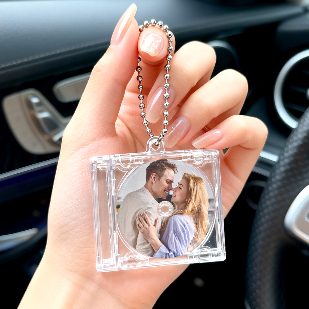 Personalized NFC Keychain Custom Mini Album CD Keychain with Custom Photos+Song Personalized Music Gift Music Lover Keychain CD Album