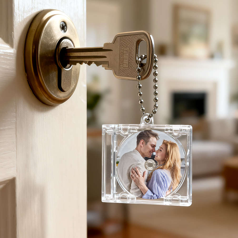 Personalized NFC Keychain Custom Mini Album CD Keychain with Custom Photos+Song Personalized Music Gift Music Lover Keychain CD Album