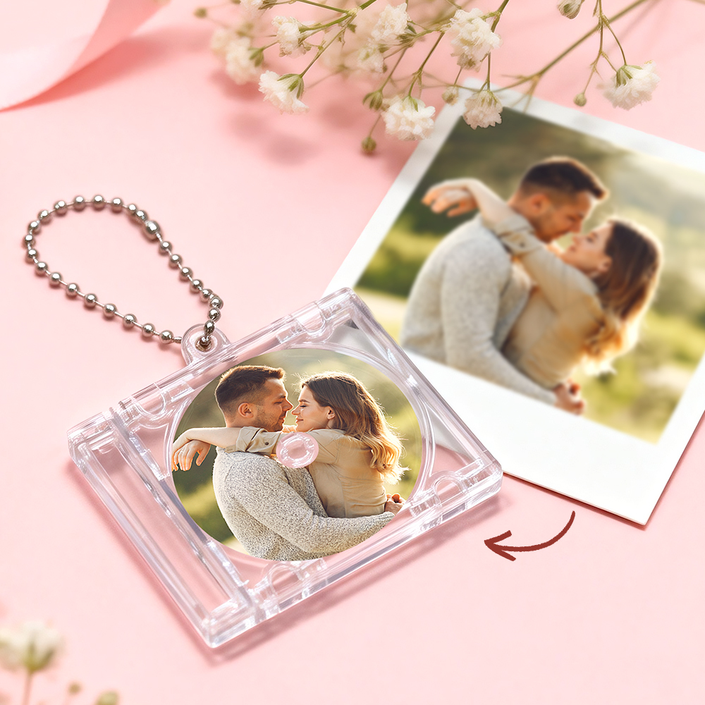 Personalized NFC Keychain Custom Mini Album CD Keychain with Custom Photos+Song Personalized Music Gift Music Lover Keychain CD Album