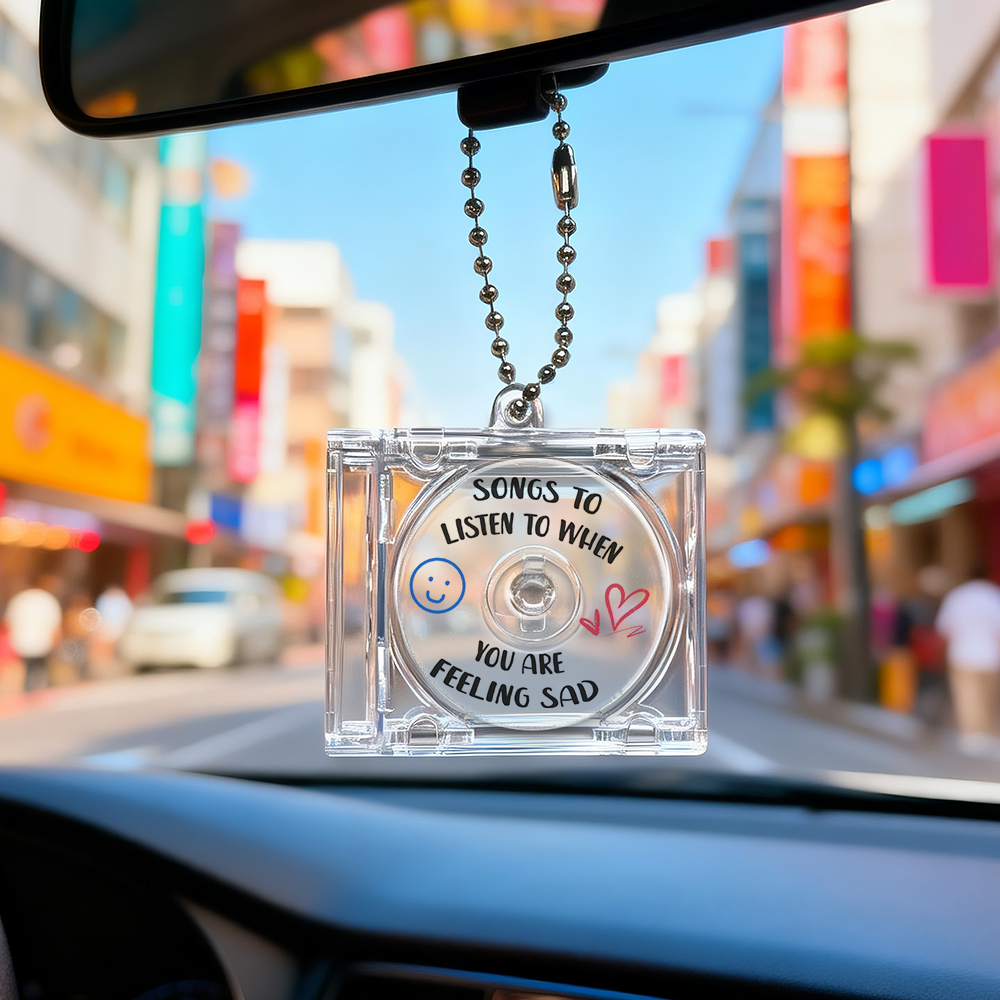 Personalized NFC Keychain Custom Mini Album CD Keychain with Custom Photos+Song Personalized Music Gift Music Lover Keychain CD Album