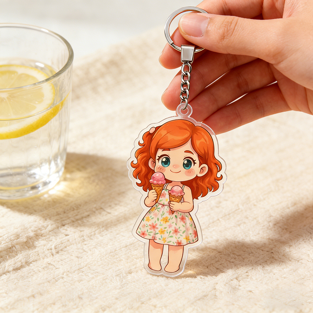 Custom Chibi Acrylic Keychains Made From Your Favorite Photo Perfect For Birthdays, Anniversaries or Christmas