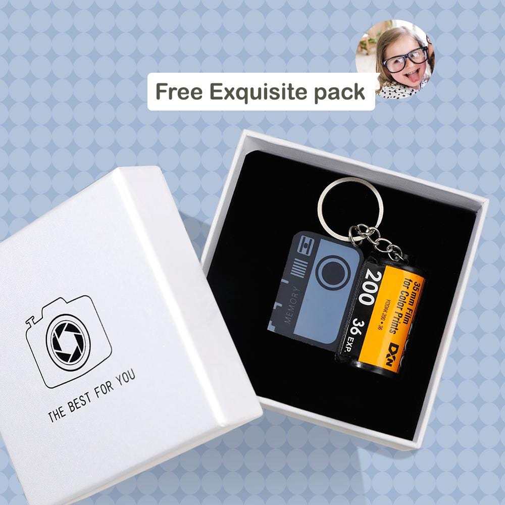 Father's Day Keychain Camera Roll Keychain Memorial Gifts For Dad Father‘s Day Gift