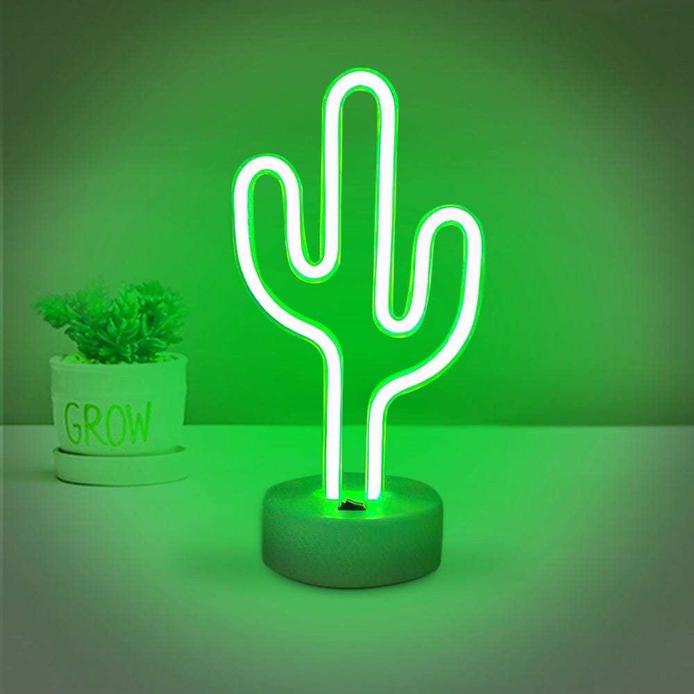 Neon Led Lights Plant Shape Neon Lights Bedroom Home Decor Gift For Ki