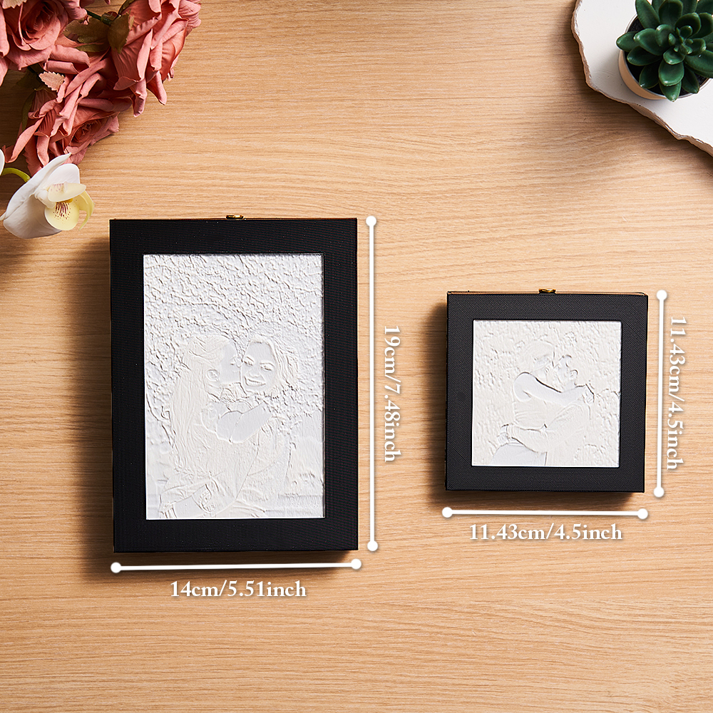 Custom 3D Printed Lithophane Photo Frame