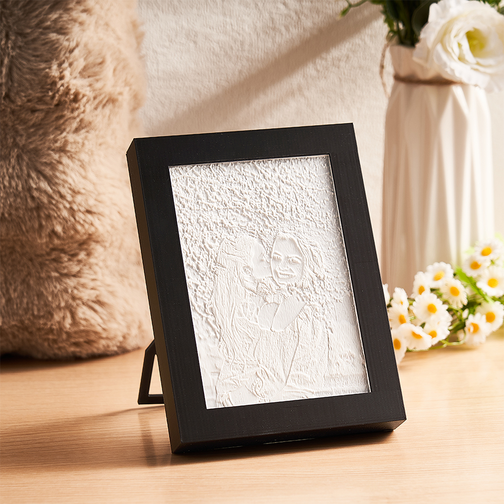 Custom 3D Printed Lithophane Photo Frame