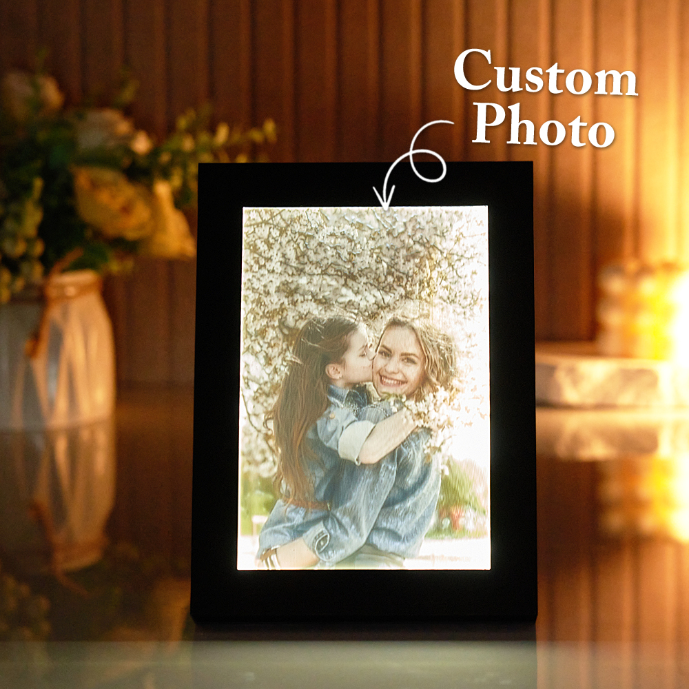 Custom 3D Printed Lithophane Photo Frame