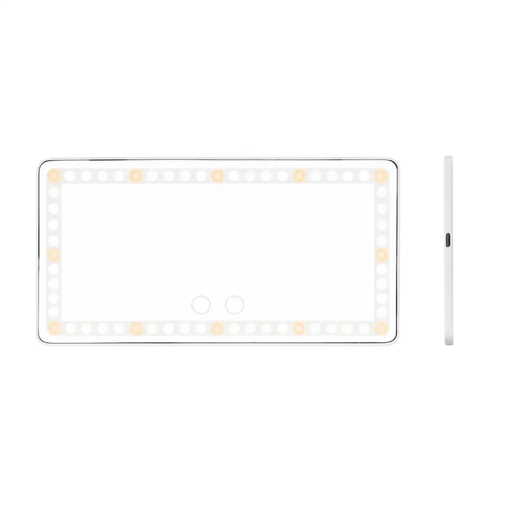 LED Vanity Mirror for Car Visor – Dimmable Lighted Makeup Mirror
