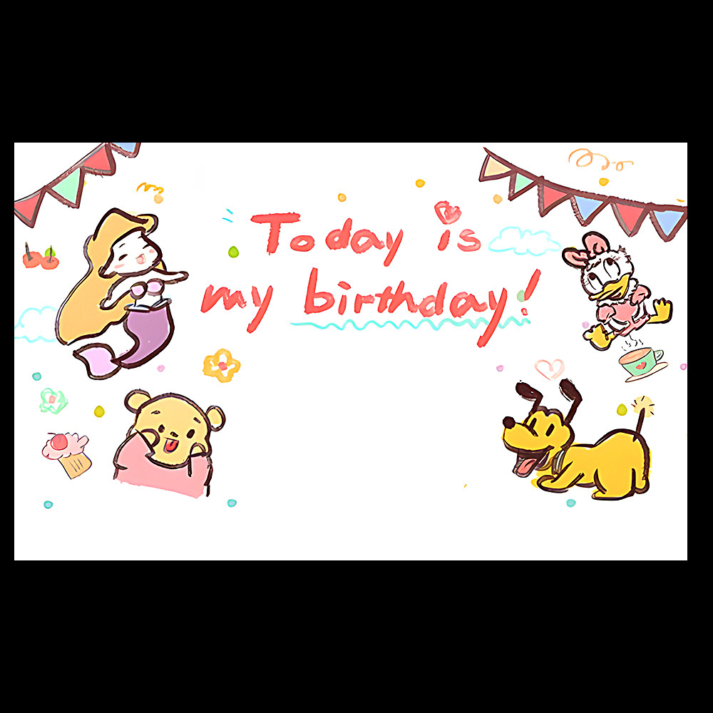 Custom Text Atmosphere Projector Film Slides Card