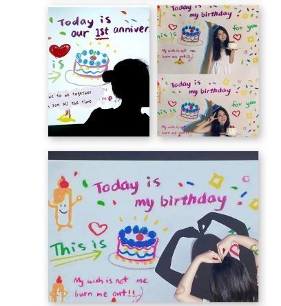 Custom Text Atmosphere Projector Film Slides Card