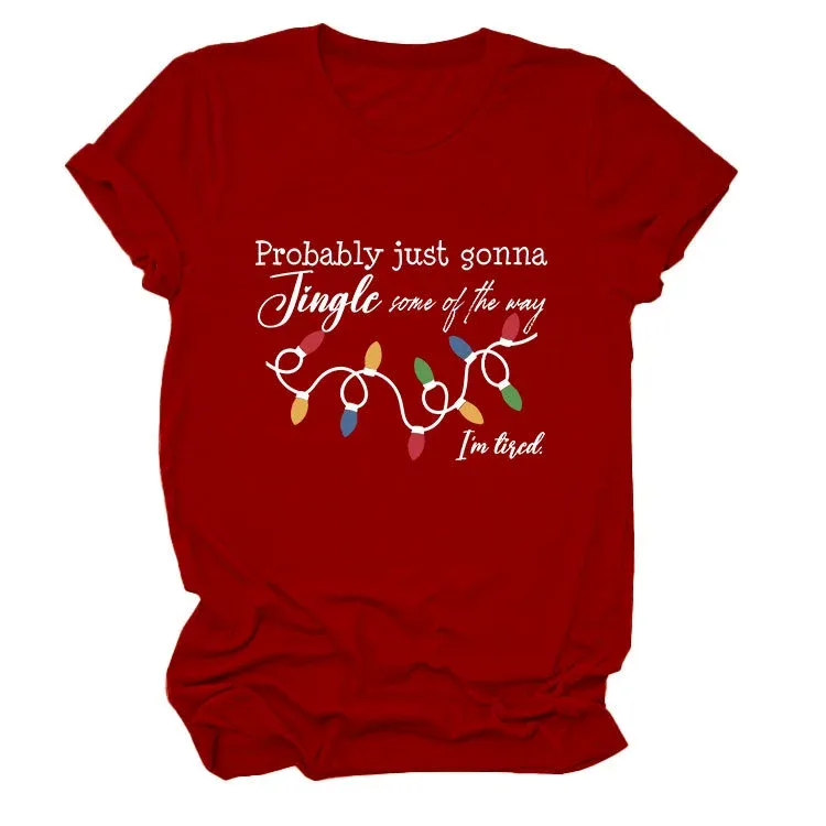 Cute Christmas Print Holiday Sweatshirt / T-Shirt – Festive Winter Graphic for Women & Men